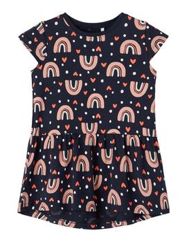 Vestido Name it Vigga Arcoiris  Para Mini Niña