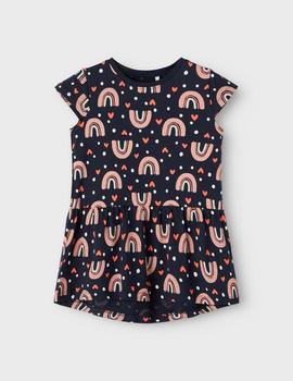 Vestido Name it Vigga Arcoiris  Para Mini Niña