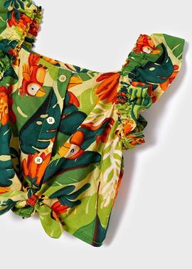 Blusón Mayoral Estampado Banana Para Niña