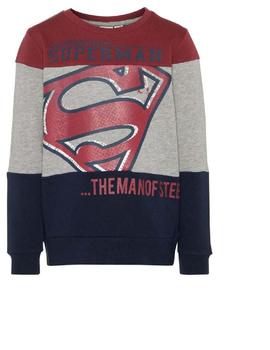 Sudadera Superman Marino/Granate Niño Name it