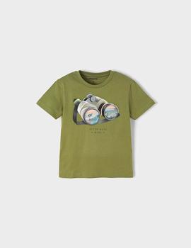 Camiseta Mayoral  M/c Lenticular Tortuga Para Niño