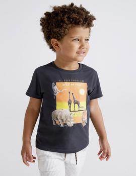 Camiseta Mayoral  'glows in the dark' Tornado Para Niño