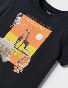 Camiseta Mayoral  'glows in the dark' Tornado Para Niño