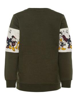 Sudadera Name It Mickey Olaf Niño Verde