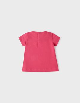 Camiseta Mayoral  M/c Magenta Para Bebé Niña