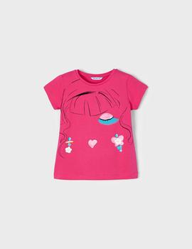 Camiseta Mayoral  M/c Peonia Para Niña