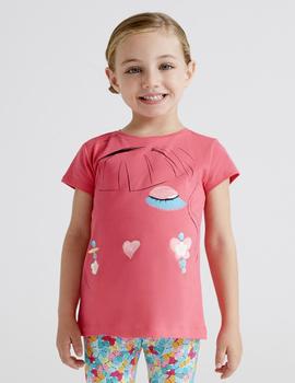 Camiseta Mayoral  M/c Peonia Para Niña