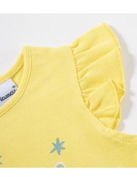 Camiseta Newness Corona Amarilla Para Bebé