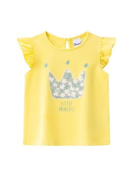 Camiseta Newness Corona Amarilla Para Bebé