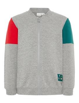 Sudadera Name it Rya Gris Mini Niño