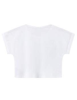 Camiseta Newness Zapatillas Corta Blanca Para Niña