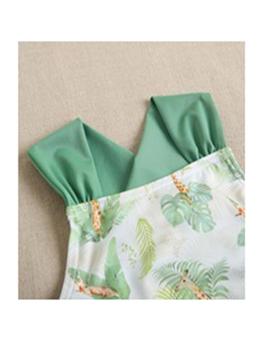 Bañador Dadati Verde Con Estampado Para Niña