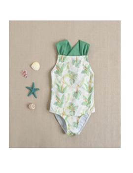 Bañador Dadati Verde Con Estampado Para Niña