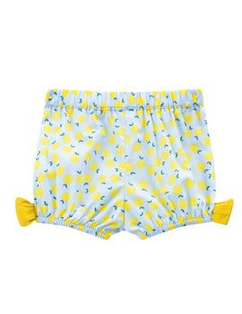 Culotte Newness Limones Amarilla Para Bebé