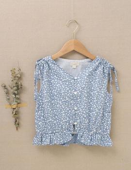 Blusa Dadati Estrellas Blanca Para Niña