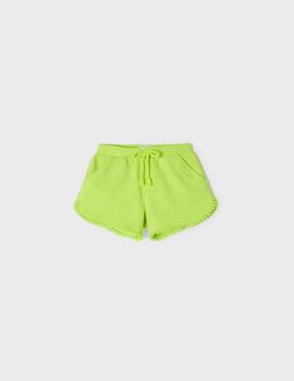 Short Mayoral  Felpa Basico Citron Para Niña