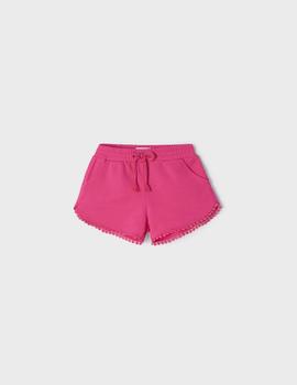 Short  Mayoral  Felpa Basico Magenta Para Niña