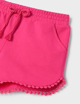 Short  Mayoral  Felpa Basico Magenta Para Niña