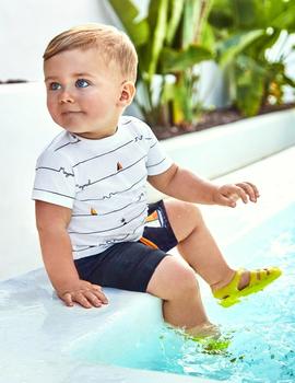 Conj.Mayoral Piezas  Velero Naranja Para Niño