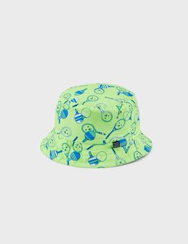 Gorro Mayoral Reversible Verde Para Bebé Niño