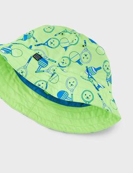 Gorro Mayoral Reversible Verde Para Bebé Niño