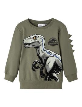 Sudadera Name it Jurassic World Verde Unisex