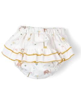 Culotte Popys Estampado Amarillo Para Bebé