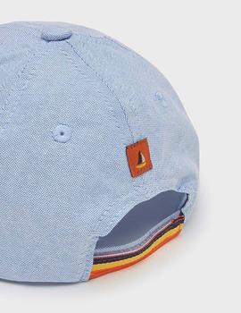 Visera Mayoral Oxford Bordado Celeste Para Niño