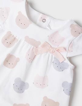 Conjunto Mayoral Ositos Rosa Para Bebé