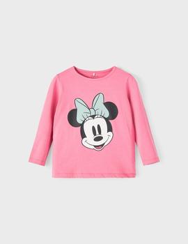 Camiseta Name it Minnie Mouse Rosa Para Niña