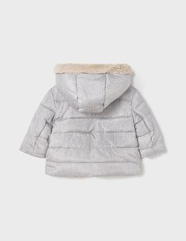 Chaquetón Reversible Gris Para Bebé