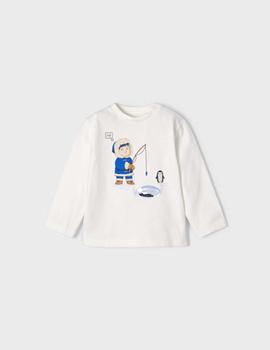 Camiseta Mayoral Esquimal Crudo Para Niño