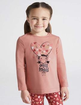 Camiseta Mayoral Niña Rosa Para Niña