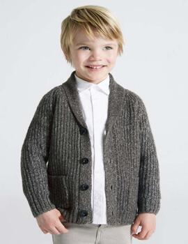 Cardigan Mayoral  Tricot Gris Para Niño