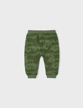 Pantalon Mayoral Punto Estampado Verde Para Niño