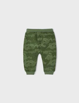 Pantalón Mayoral  Punto Estampado Musgo Para Niño