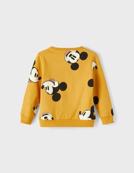 Sudadera Name it Mickey Mostaza Unisex