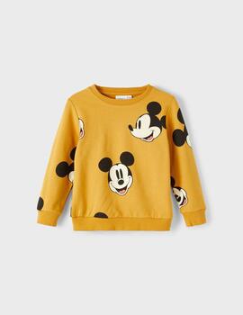 Sudadera Name it Mickey Mostaza Unisex