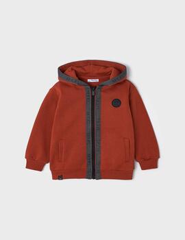 Sudadera Mayoral Cremallera Ladrillo Para Niño