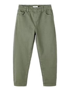 Pantalón Name it Tapered Verde Para Niño