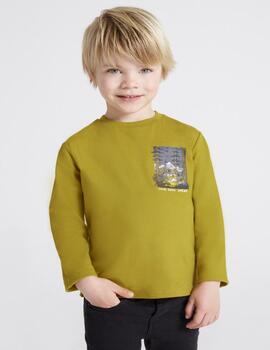 Camiseta Mayoral  M/l 'good days ahead Para Niño