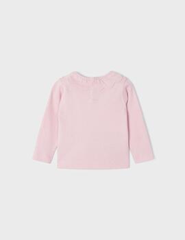 Camiseta Mayoral Básica Rosa Para Niña
