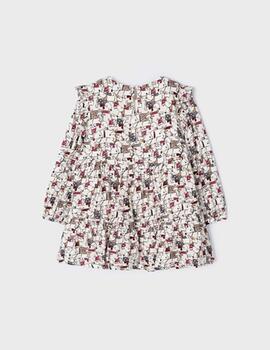 Vestido Mayoral Estampado Perritos Para Niña