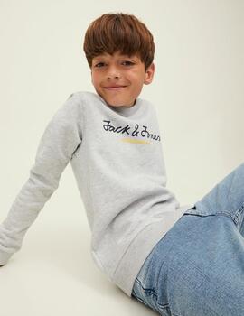 Sudadera Jack Logo Biege Para Niño