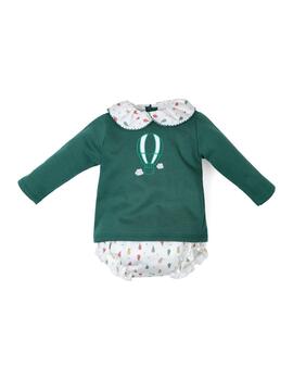 Conjunto Popys Ranita Verde Para Bebé