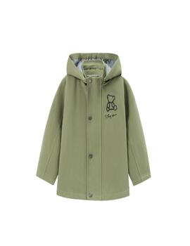 Parka Newness Oso Verde Para Niño