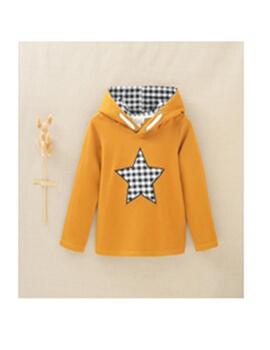 Jersey Dadati Capucha Mostaza Para Niño