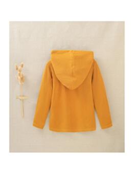 Jersey Dadati Capucha Mostaza Para Niño