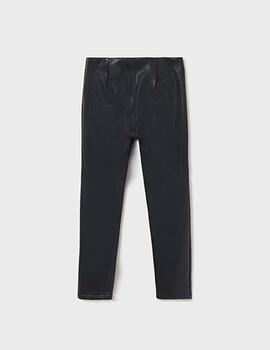 Leggins Mayoral Polipiel Negro Para Chica