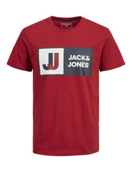 Camiseta Jack Logo Roja Para Niño